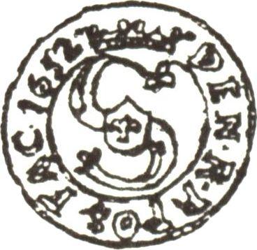 Аверс монеты - Денарий 1652 года - цена серебряной монеты - Польша, Ян II Казимир
