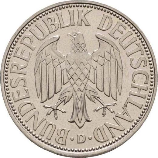 Реверс монеты - 1 марка 1964 года D - цена  монеты - Германия, ФРГ