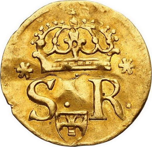 Аверс монеты - Шеляг 1622 года Золото - цена золотой монеты - Польша, Сигизмунд III Ваза