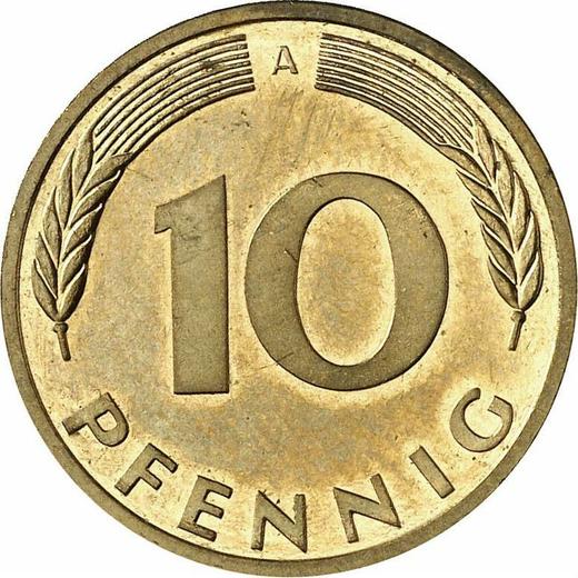 Аверс монеты - 10 пфеннигов 1996 года A - цена  монеты - Германия, ФРГ