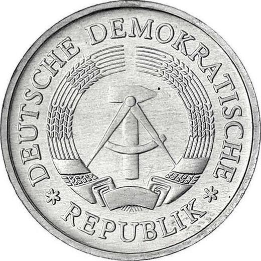 Reverso Pruebas 1 marco 1972 A - valor de la moneda  - Alemania, República Democrática Alemana (RDA)