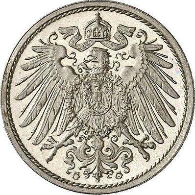 Реверс монеты - 10 пфеннигов 1903 года G "Тип 1890-1916" - цена  монеты - Германия, Германская Империя
