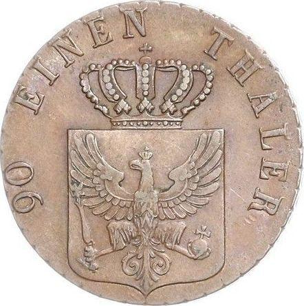 Аверс монеты - 4 пфеннига 1826 года D - цена  монеты - Пруссия, Фридрих Вильгельм III