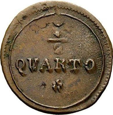 Reverso Medio cuarto Sin fecha (1808-1814) - valor de la moneda  - España, José I Bonaparte