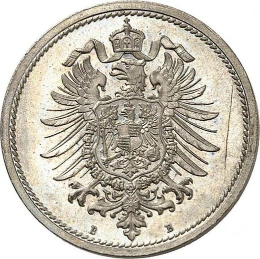 Reverso 10 Pfennige 1873 B "Tipo 1873-1889" - valor de la moneda  - Alemania, Imperio alemán