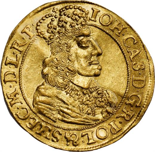 Аверс монеты - Дукат 1659 года DL "Гданьск" - цена золотой монеты - Польша, Ян II Казимир