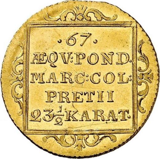 Reverse Ducat 1819 -  Coin Value - Hamburg, Free City