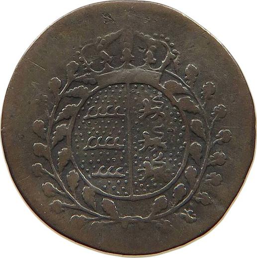 Аверс монеты - 1/2 крейцера 1828 года "Тип 1824-1837" - цена серебряной монеты - Вюртемберг, Вильгельм I