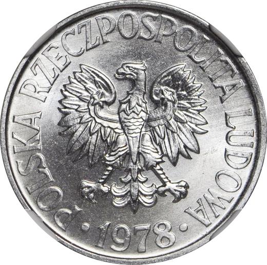 Obverse 50 Groszy 1978 No Mint Mark - Poland, Peoples Republic