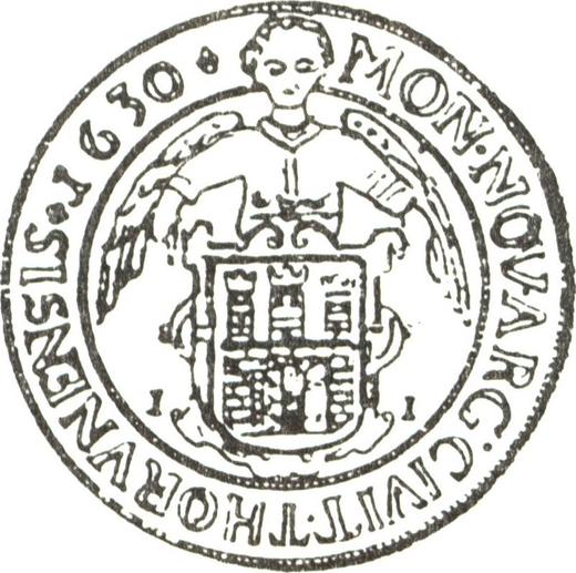 Реверс монеты - Полталера 1630 года II "Торунь" - цена серебряной монеты - Польша, Сигизмунд III Ваза