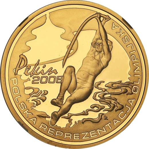 Revers 200 Zlotych 2008 MW RK "Olympische Sommerspiele, Peking 2008" - Goldmünze Wert - Polen, III Republik Polen nach Stückelung