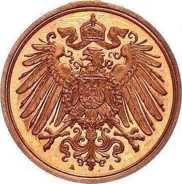 Reverso 1 Pfennig 1911 A "Tipo 1890-1916" - valor de la moneda  - Alemania, Imperio alemán