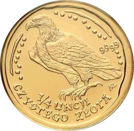 Reverso 100 eslotis 1998 MW NR "Pigargo europeo" - valor de la moneda de oro - Polonia, República moderna