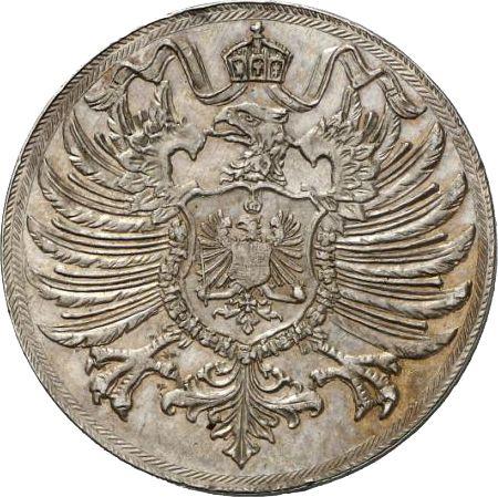 Reverso Pruebas Tálero 1871 "Victoria sobre Francia" - valor de la moneda de plata - Sajonia, Juan