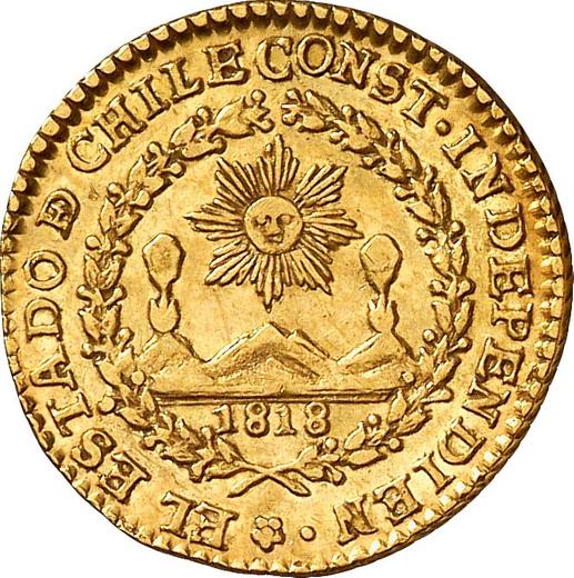 Awers monety - 1 escudo 1834 So I - cena złotej monety - Chile, Republika (Po denominacji)