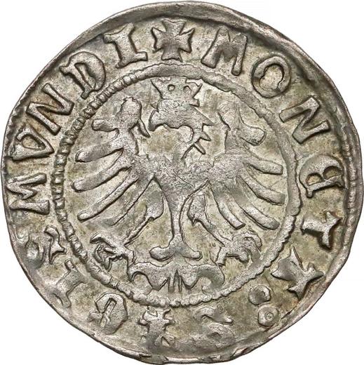 Реверс монеты - Полугрош (1/2 гроша) без года (1506-1548) - цена серебряной монеты - Польша, Сигизмунд I Старый