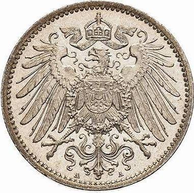 Rewers monety - 1 marka 1902 A "Typ 1891-1916" - cena srebrnej monety - Niemcy, Cesarstwo Niemieckie