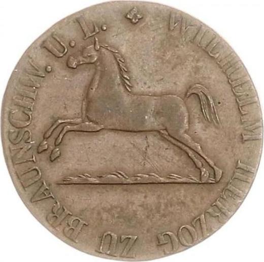 Awers monety - 2 fenigi 1834 CvC - cena  monety - Brunszwik-Wolfenbüttel, Wilhelm