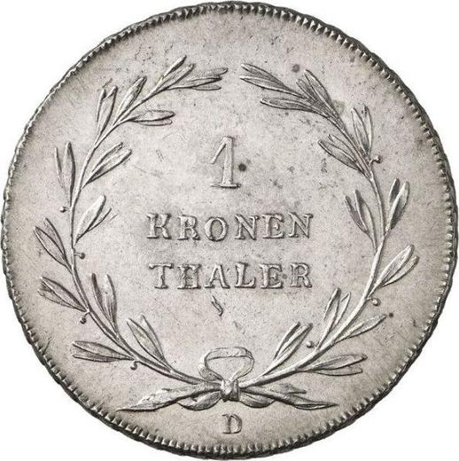 Реверс монеты - Талер 1813 года D - цена серебряной монеты - Баден, Карл Людвиг Фридрих