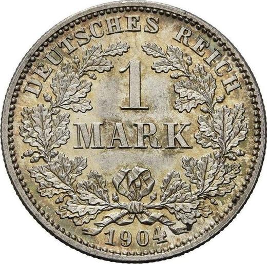 Awers monety - 1 marka 1904 G "Typ 1891-1916" - cena srebrnej monety - Niemcy, Cesarstwo Niemieckie