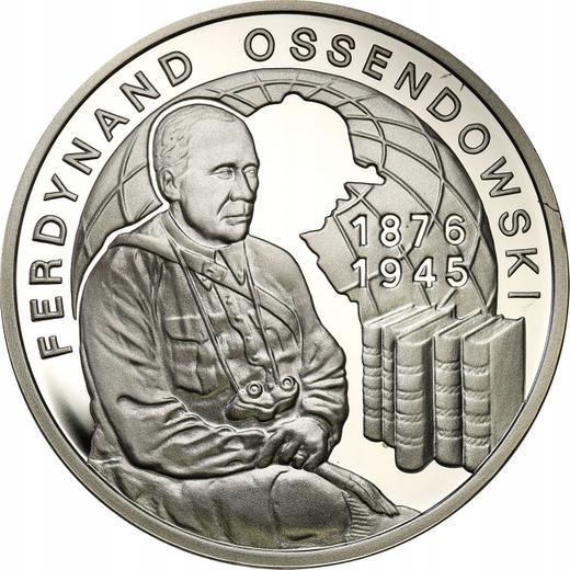 Reverse 10 Zlotych 2011 MW KK "Ferdynand Ossendowski" - Silver Coin Value - Poland, III Republic after denomination