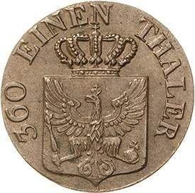 Аверс монеты - 1 пфенниг 1840 года A - цена  монеты - Пруссия, Фридрих Вильгельм III