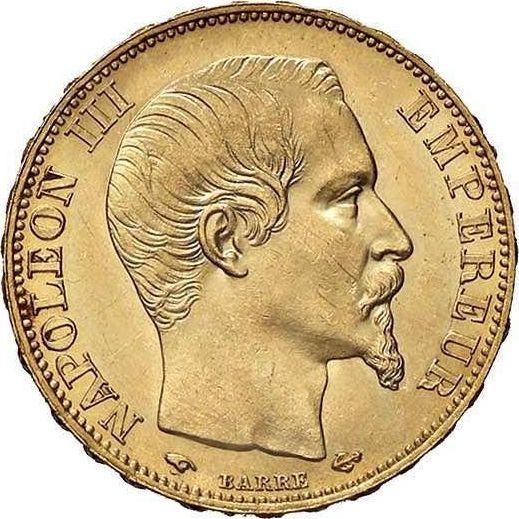 Obverse 20 Francs 1859 A "Type 1853-1860" Paris - France, Napoleon III