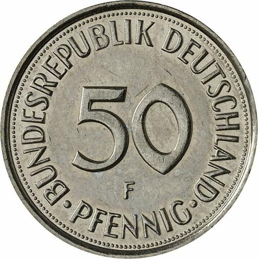 Аверс монеты - 50 пфеннигов 1993 года F - цена  монеты - Германия, ФРГ