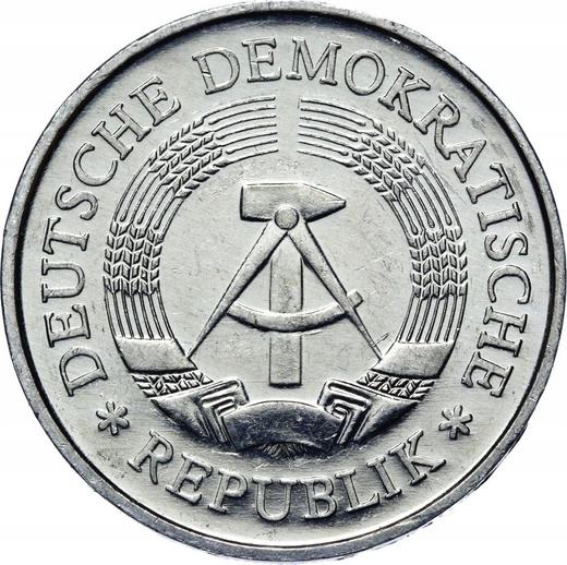 Reverso 1 marco 1989 A - valor de la moneda  - Alemania, República Democrática Alemana (RDA)