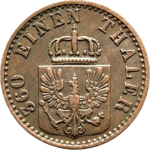 Obverse 1 Pfennig 1867 B -  Coin Value - Prussia, William I