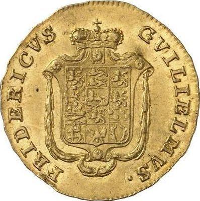 Аверс монеты - Дукат 1815 года FR - цена золотой монеты - Брауншвейг-Вольфенбюттель, Фридрих Вильгельм