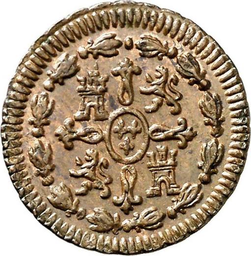 Rewers monety - 1 maravedi 1799 - cena  monety - Hiszpania, Karol IV