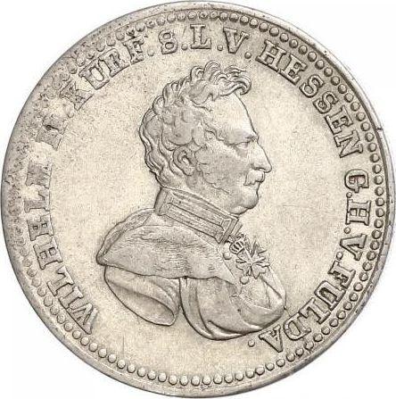 Anverso 1/3 tálero 1824 - valor de la moneda de plata - Hesse-Cassel, Guillermo II
