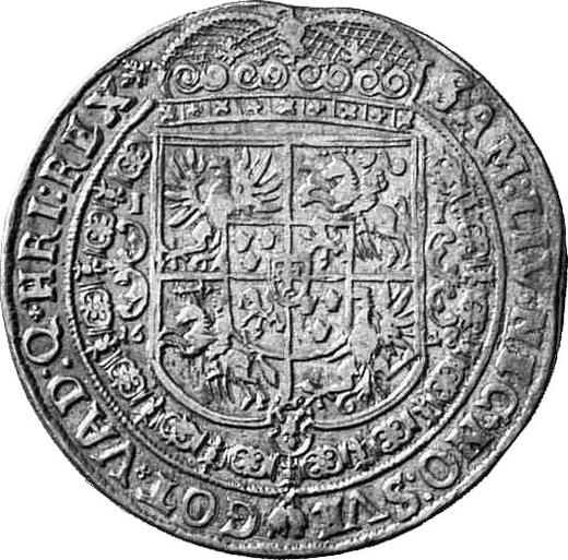 Реверс монеты - Талер 1618 года "Тип 1618-1630" - цена серебряной монеты - Польша, Сигизмунд III Ваза
