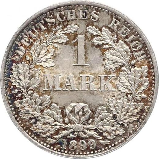 Awers monety - 1 marka 1899 A "Typ 1891-1916" - cena srebrnej monety - Niemcy, Cesarstwo Niemieckie