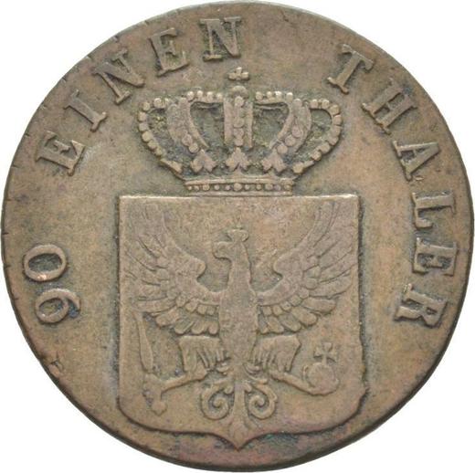 Аверс монеты - 4 пфеннига 1842 года D - цена  монеты - Пруссия, Фридрих Вильгельм IV