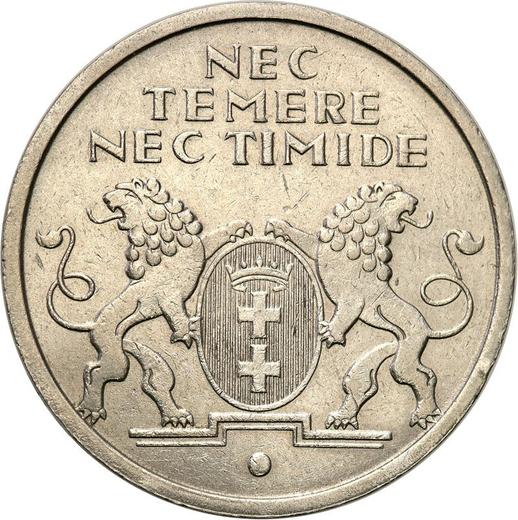 Аверс монеты - 5 гульденов 1935 года "Когг" - цена  монеты - Польша, Вольный город Данциг