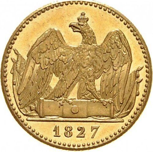 Reverso 2 Frederick D'or 1827 A - valor de la moneda de oro - Prusia, Federico Guillermo III