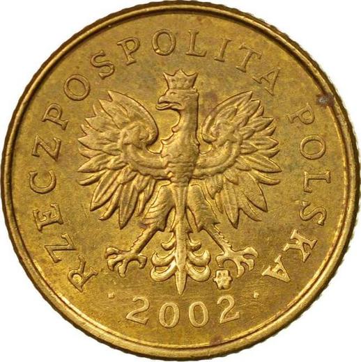 Awers monety - 1 grosz 2002 MW - cena  monety - Polska, III RP po denominacji