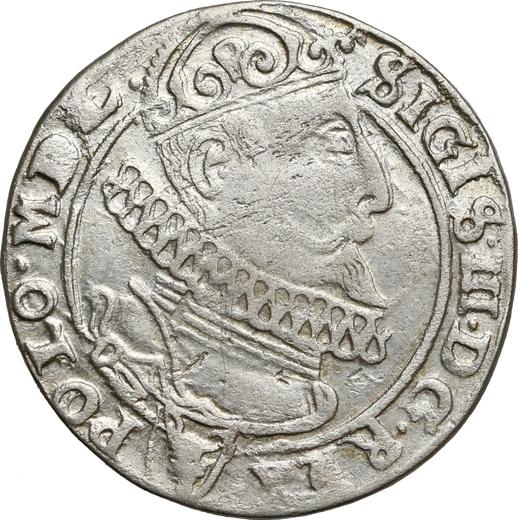 Anverso Szostak (6 groszy) 1625 - valor de la moneda de plata - Polonia, Segismundo III
