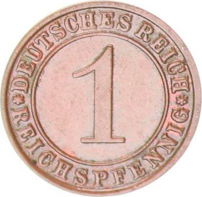 Awers monety - 1 reichspfennig 1934 E - cena  monety - Niemcy, Republika Weimarska