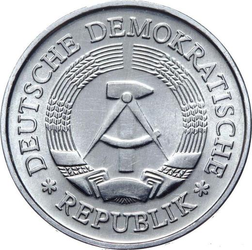 Reverso 1 marco 1987 A - valor de la moneda  - Alemania, República Democrática Alemana (RDA)
