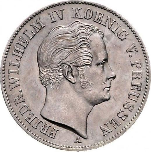 Аверс монеты - Талер 1852 года A - цена серебряной монеты - Пруссия, Фридрих Вильгельм IV