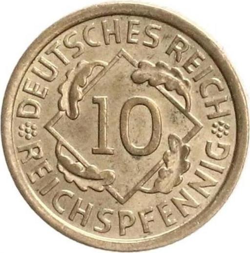Obverse 10 Reichspfennig 1928 A -  Coin Value - Germany, Weimar Republic