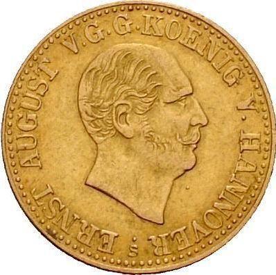 Awers monety - 2 1/2 talara 1840 S - cena złotej monety - Hanower, Ernest August I