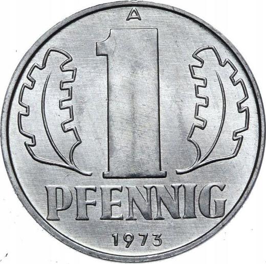Аверс монеты - 1 пфенниг 1973 года A - цена  монеты - Германия, ГДР