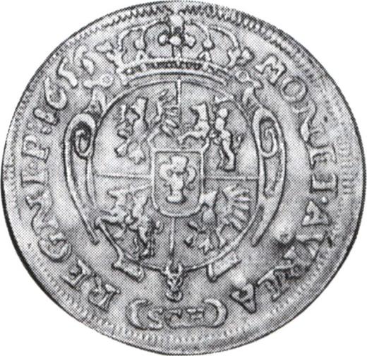 Rewers monety - Dwudukat 1655 IT SCH "Typ 1655-1658" - cena złotej monety - Polska, Jan II Kazimierz