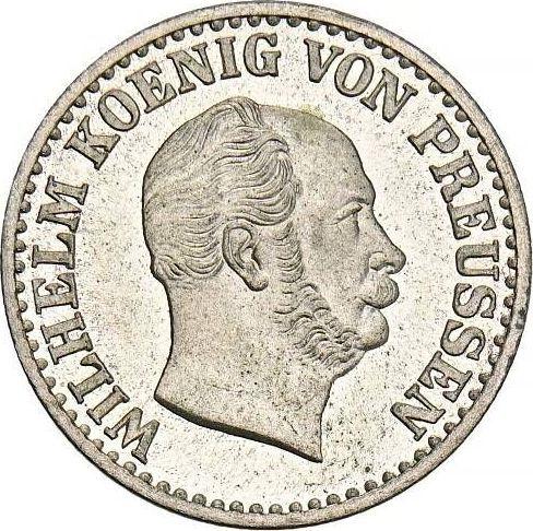 Awers monety - 1 silbergroschen 1872 C - cena srebrnej monety - Prusy, Wilhelm I
