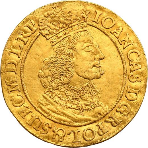 Anverso Ducado 1650 GR "Gdańsk" - valor de la moneda de oro - Polonia, Juan II Casimiro