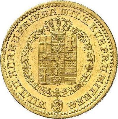 Awers monety - 5 talarów 1841 - cena złotej monety - Hesja-Kassel, Wilhelm II